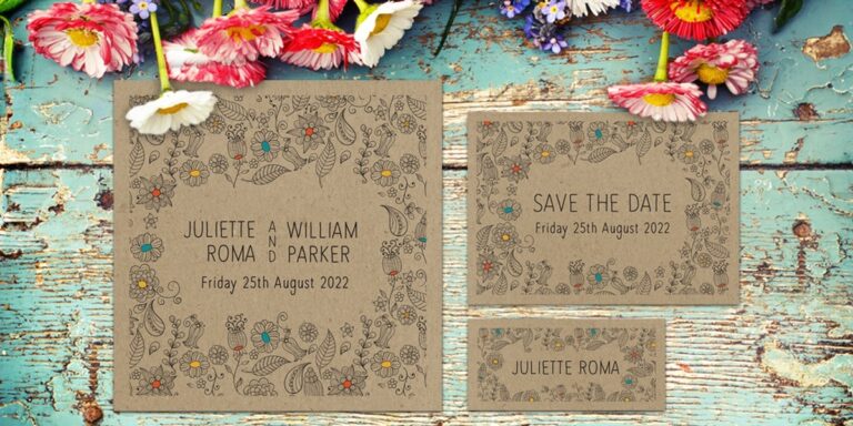 , Paperchain Wedding Stationery