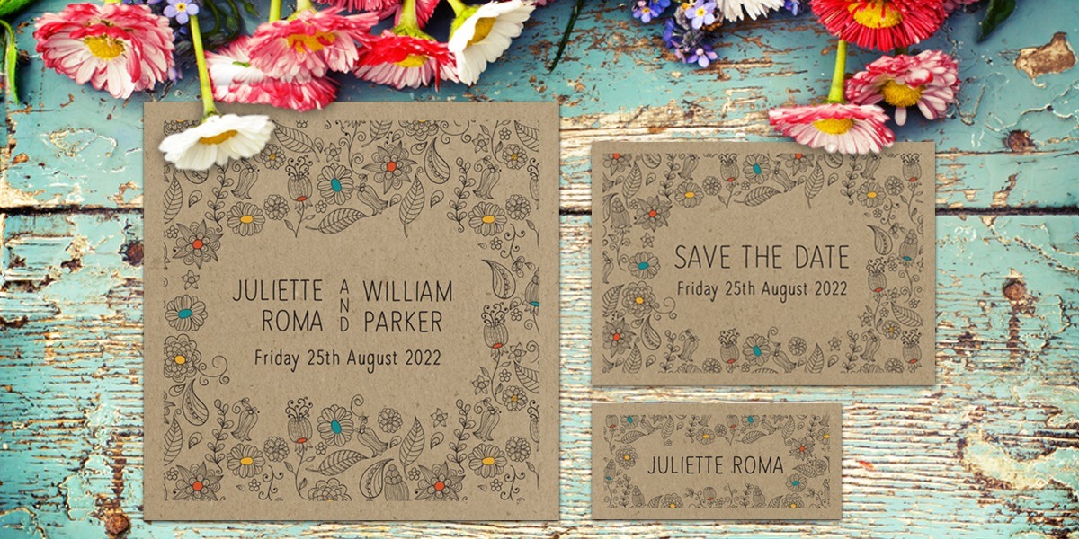 , Paperchain Wedding Stationery