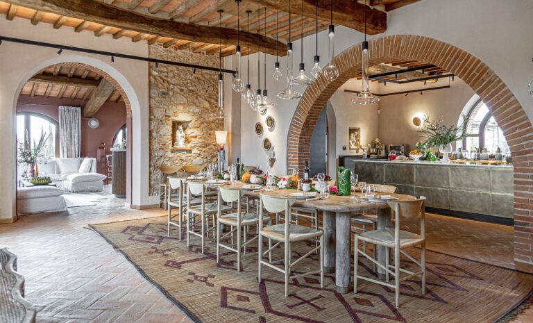 The Agricole Bar and Dining Room, Brick Arches, Paradis Pietrasanta