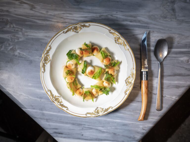 Scallops with Garden Herbs, Nel Giardino, Paradis Pietrasanta