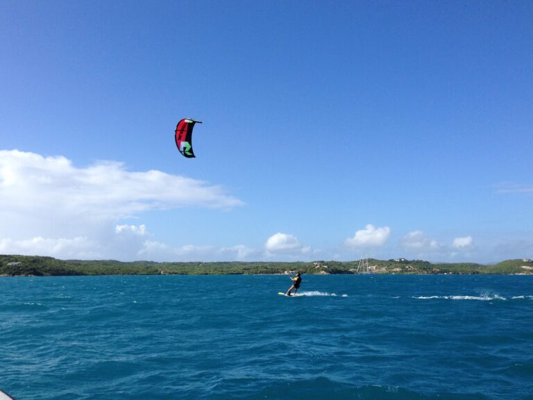 Kitesurfing in Nonsuch Bay, Perfect Sunshine Antigua