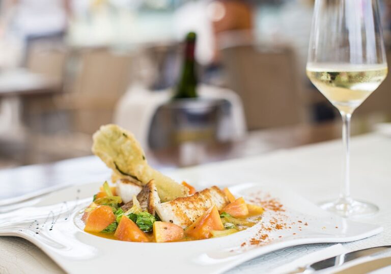 A plate from the in-house kitchen, Pura Vida Beach Ibiza