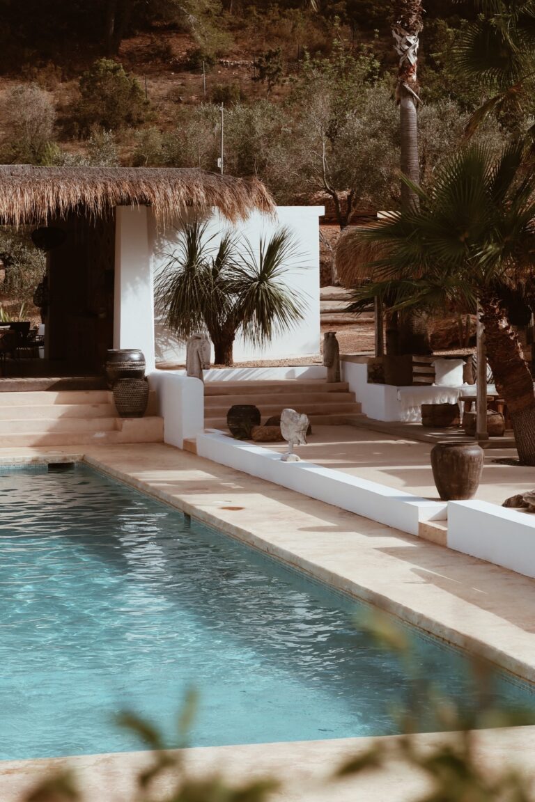 The Finca and Pool, Pure House Ibiza
