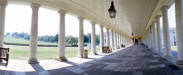 The colonnade beside the Queen's House, Queen's House