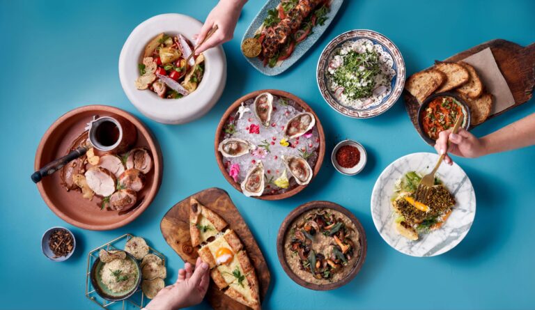 Selection of dishes, Çırağan Palace Kempinski Istanbul