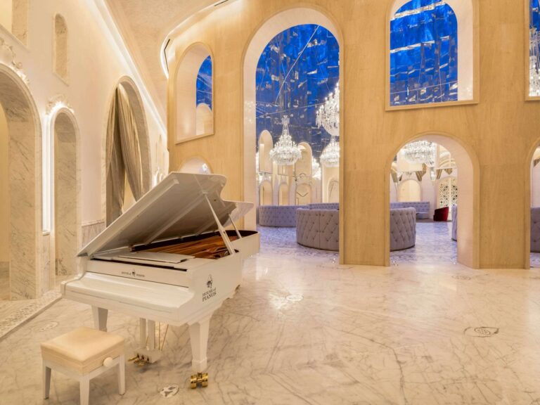 A Mosaic Foyer, Raffles Doha