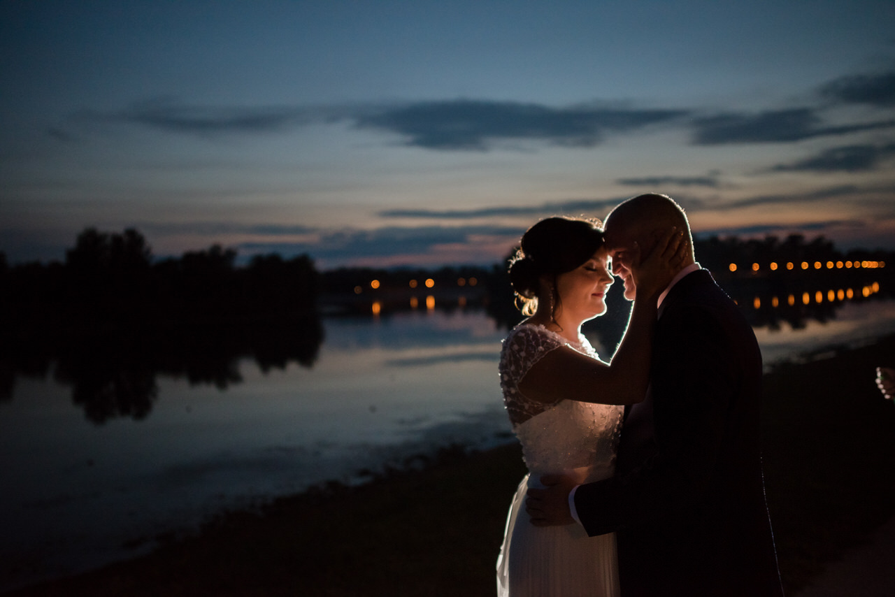 Couple against the dusk sky near Graz, Austria, Reflexion Studio