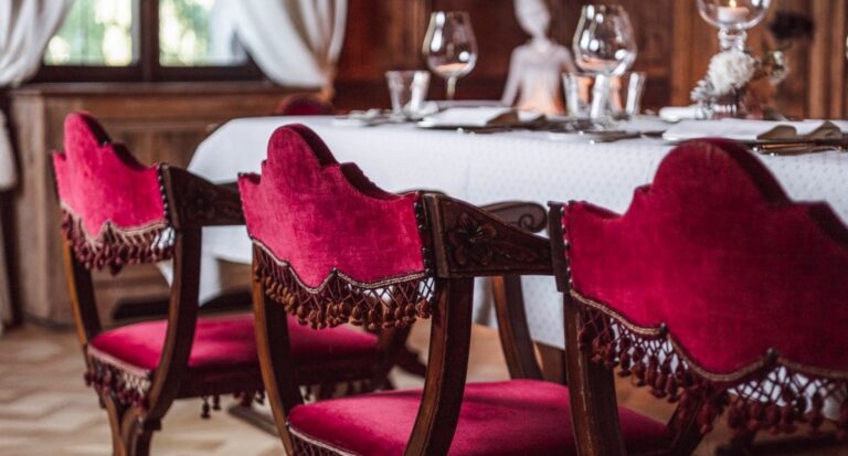 Dining in the Castle Halls, Relais & Châteaux Hotel Castel Fragsburg