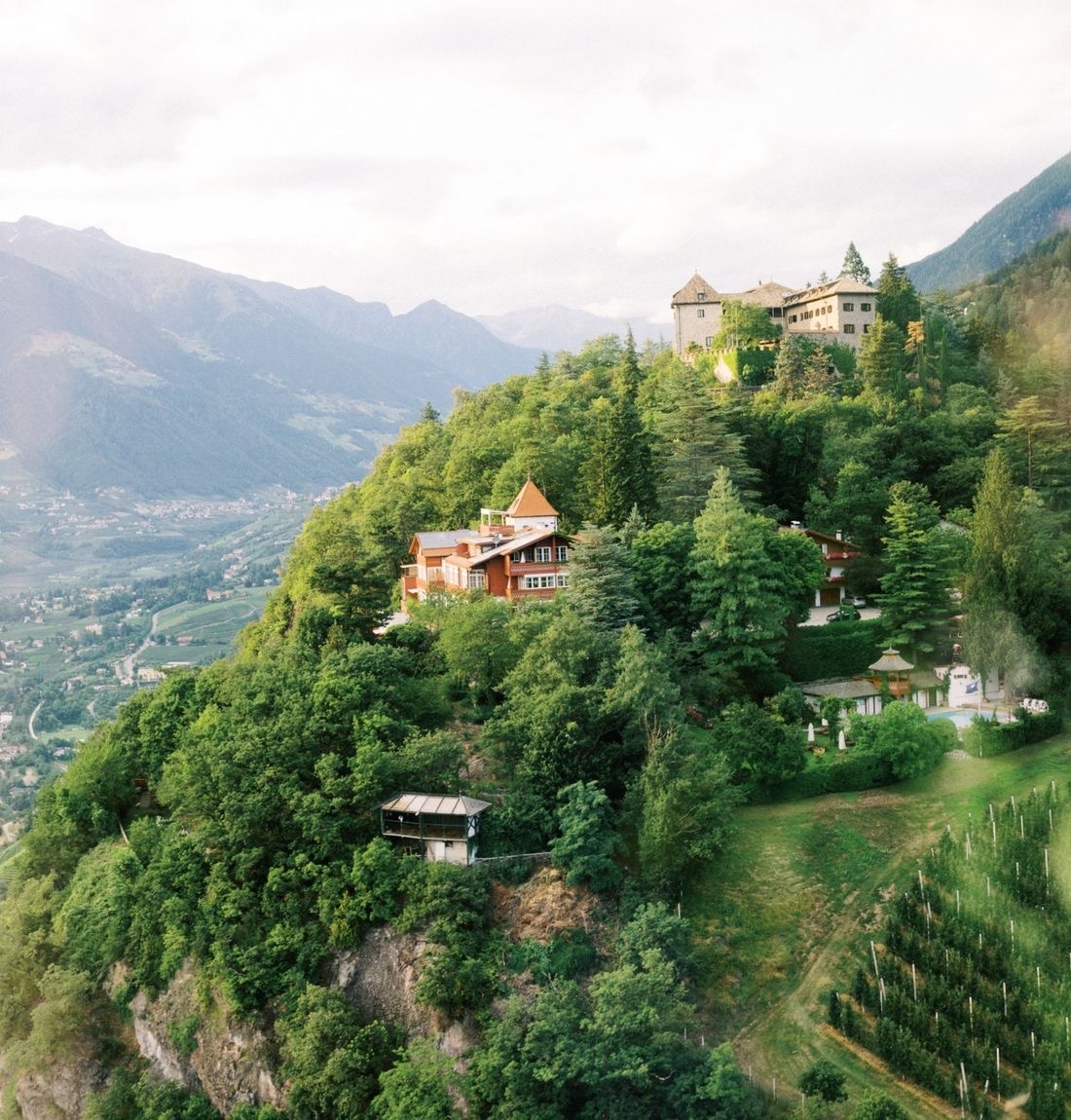 The Castle on Its Cliff, Relais & Châteaux Hotel Castel Fragsburg