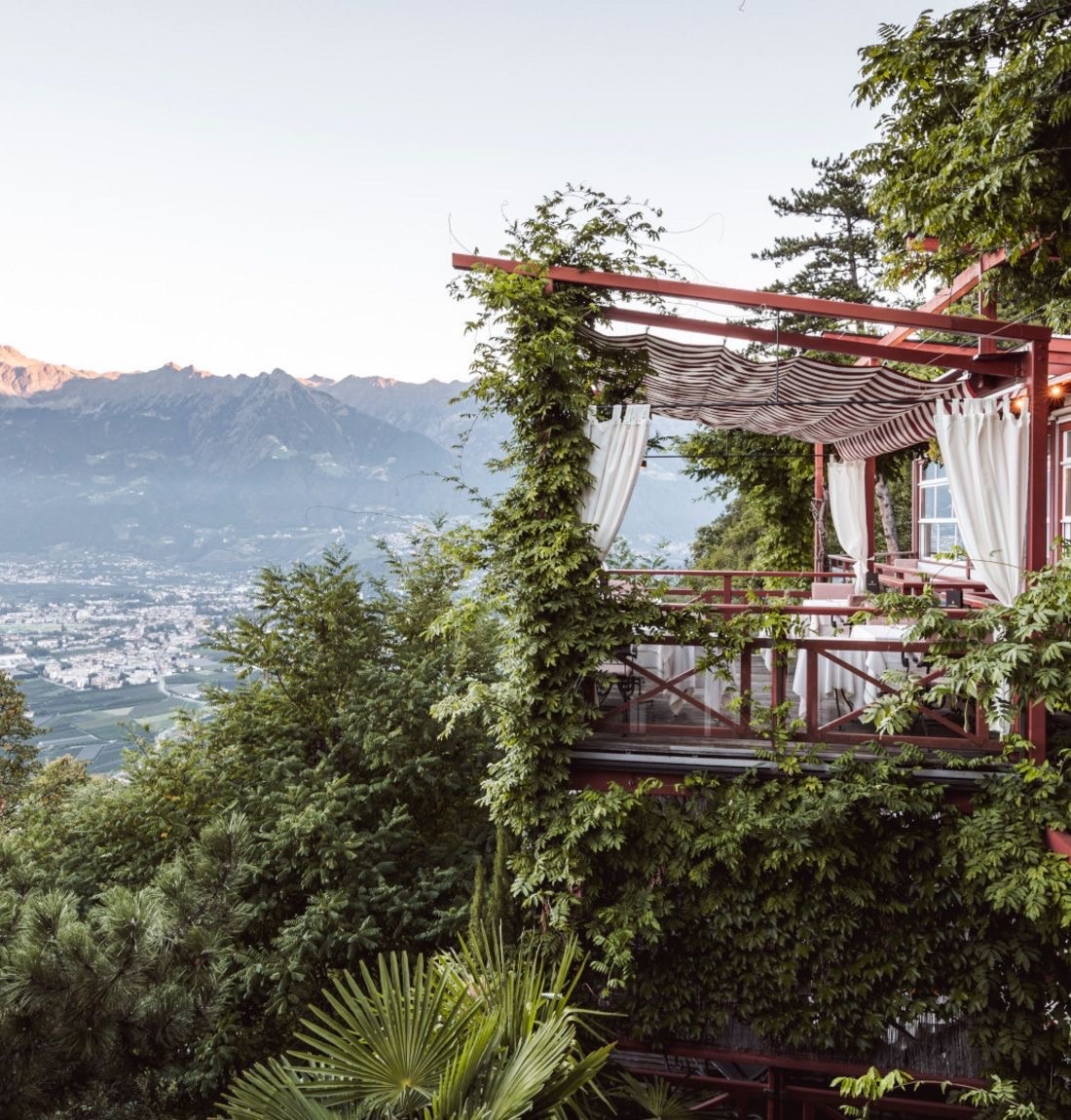 The Loggia Over the Valley, Relais & Châteaux Hotel Castel Fragsburg