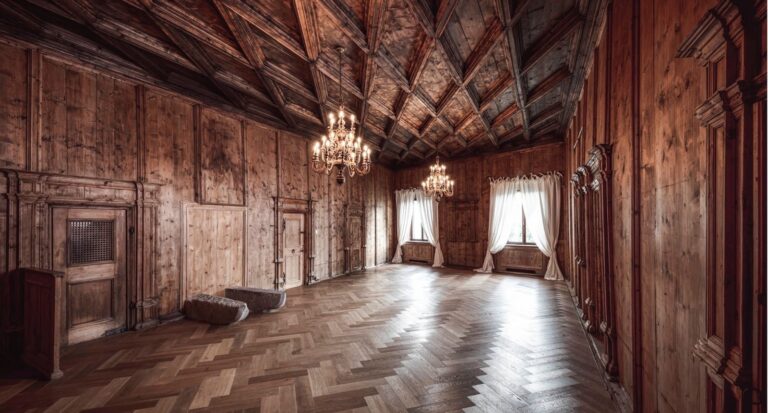A Wood-Panelled Hall, Relais & Châteaux Hotel Castel Fragsburg
