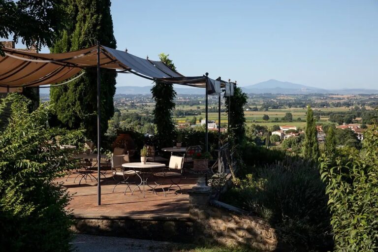 The Terrace at Golden Hour, Relais & Châteaux Il Falconiere & Spa
