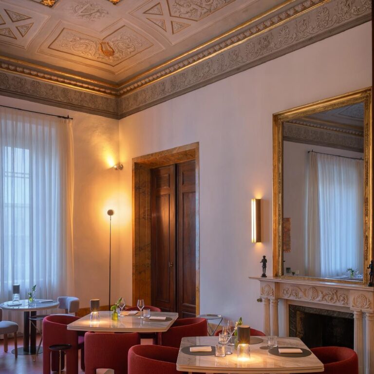 The Restaurant at Evening, Relais Santa Croce by Baglioni Hotels