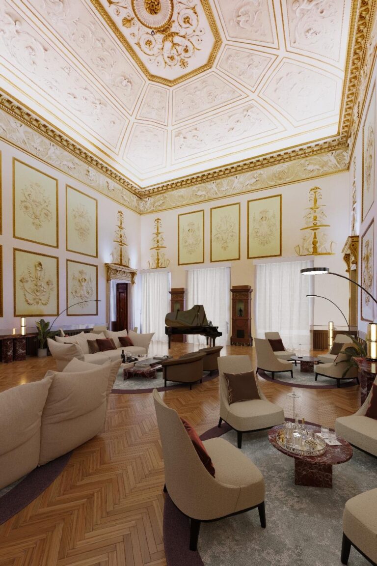 The Grand Frescoed Salon, Relais Santa Croce by Baglioni Hotels