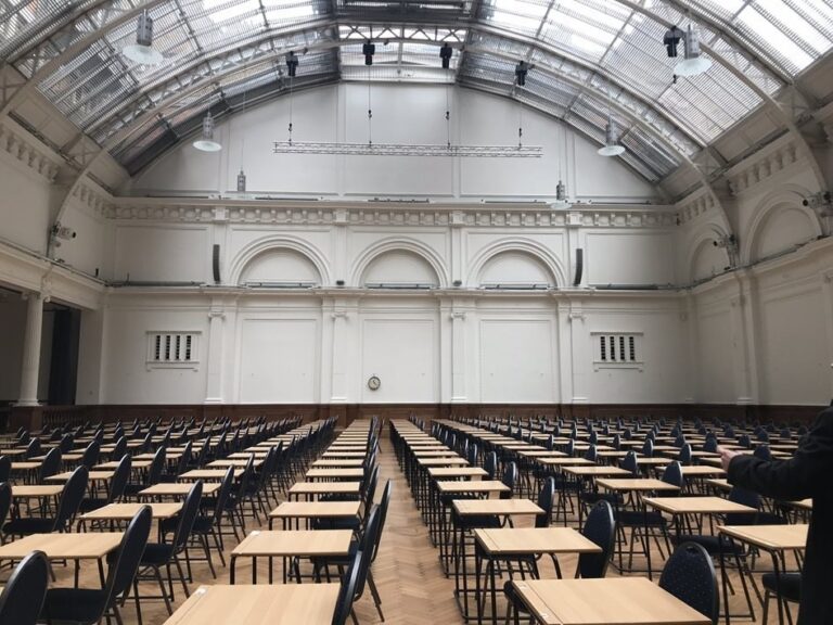 Lindley Hall floor beneath the glass-vaulted roof, The Royal Horticultural Halls, Royal Horticultural Halls, lindley hall glass roof