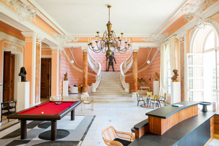 The Grand Hall and staircase of La Folie, Rocabella