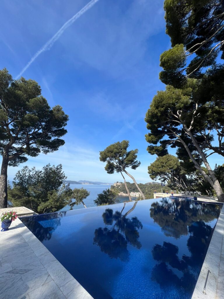 The infinity pool at La Corniche, Rocabella