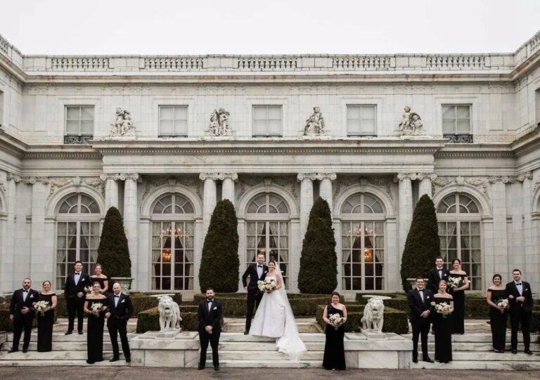 The Bridal Party on the Terrace, Rosecliff