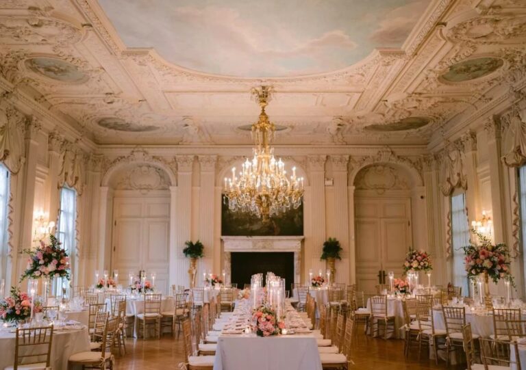 The Salon, Set for a Wedding Dinner, Rosecliff