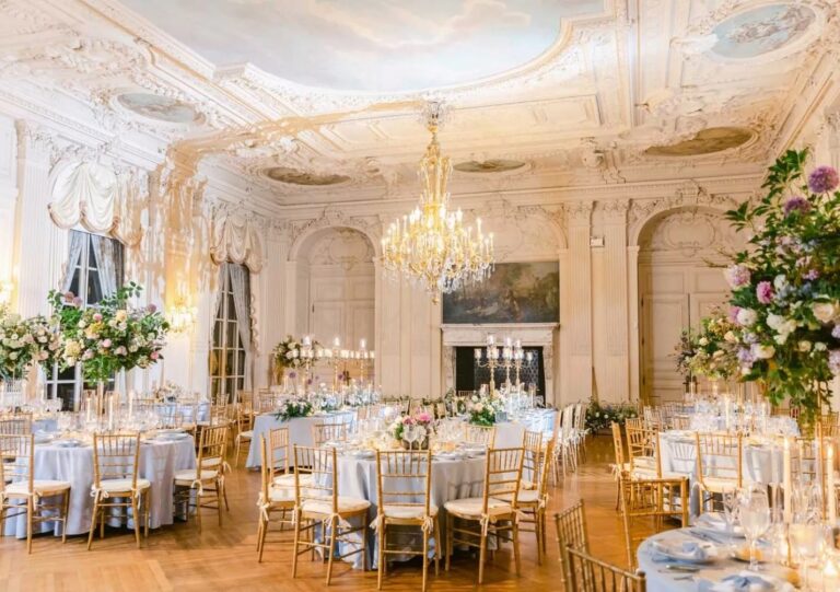 The Ballroom, Dressed in Evening Florals, Rosecliff