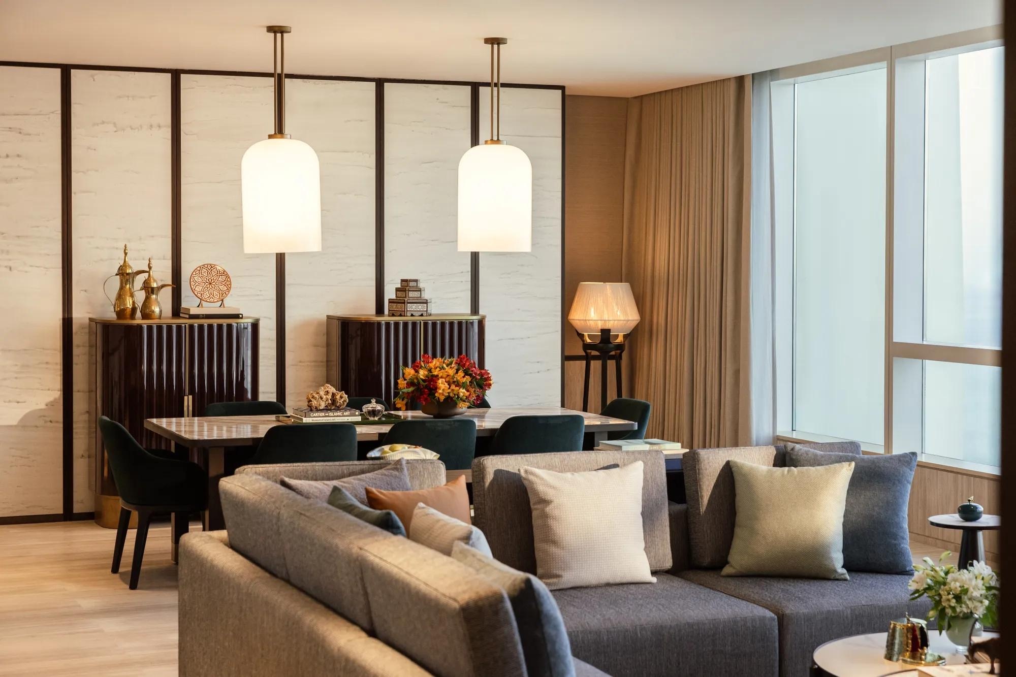 A Suite Living Room, Rosewood Doha