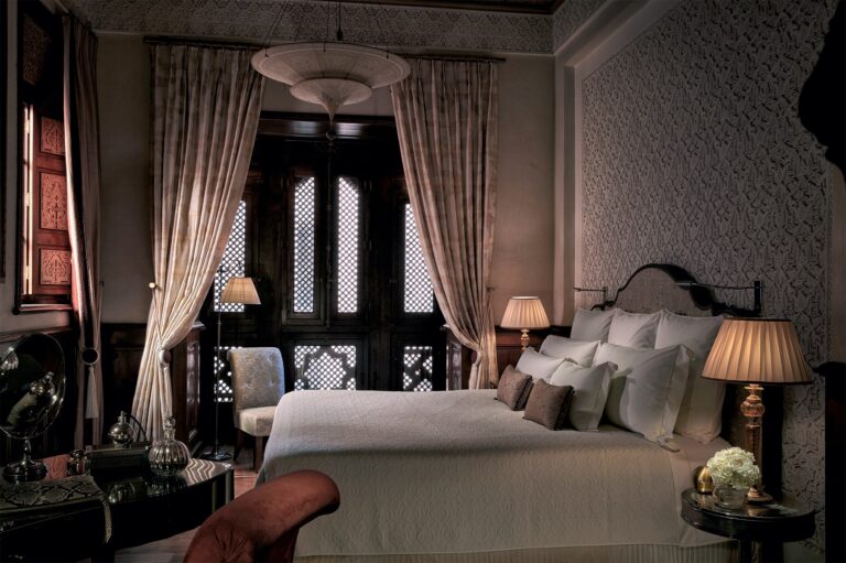 Bedroom of a riad, Royal Mansour Marrakech