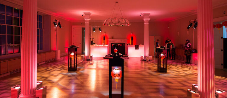 The Benjamin Franklin Room set for a drinks reception, RSA House