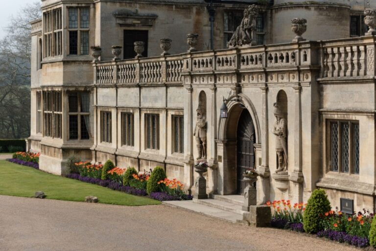 Rushton Hall from the gardens, Rushton Hall Hotel & Spa