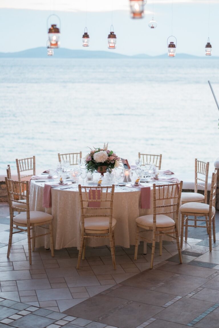 Seaside Table at Twilight, Saint John Hotel Villas and Spa