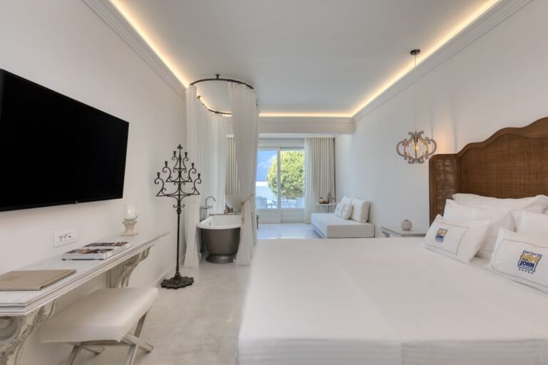 Premium Aegean Room with Partial Sea View, Saint John Hotel Villas and Spa
