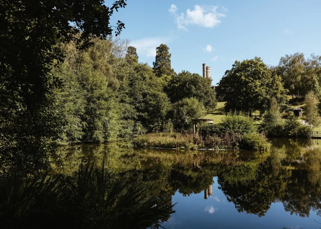 Gardens, lakes and woodland
