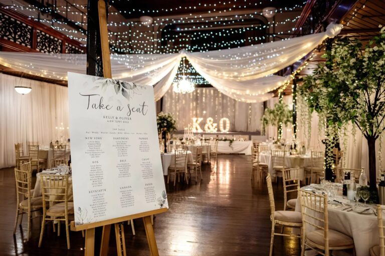 The Theatre dressed with fairy lights, Salomons Estate