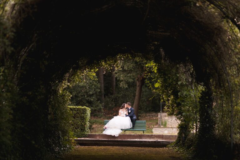 Couple in the Garden Arch Walkway, San Pietro sopra le Acque