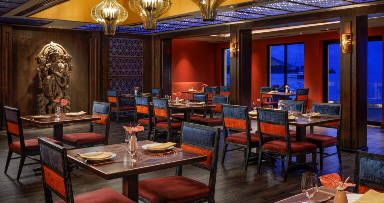 The Royal Thai restaurant on the private island, Sandals Royal Caribbean Resort and Private Island