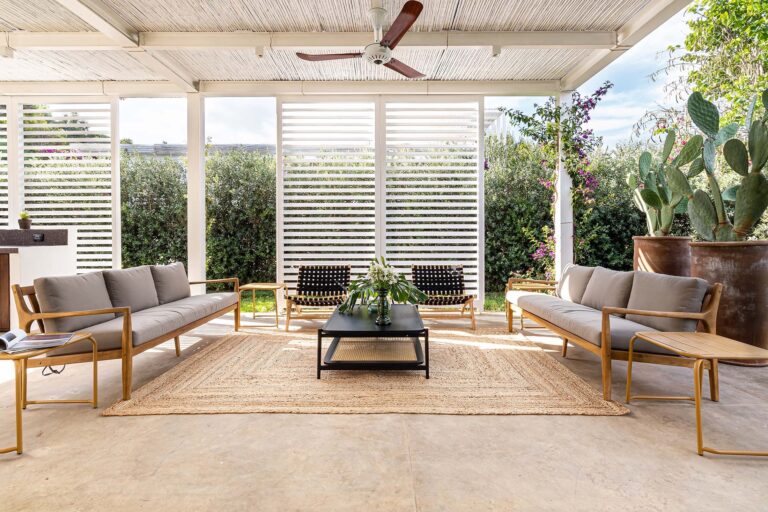 The garden veranda of a Beach-Club Suite, Savoy Hotel & Spa