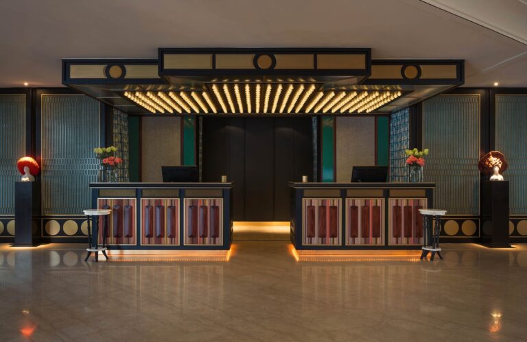 The bar at night, Savoy Hotel & Spa