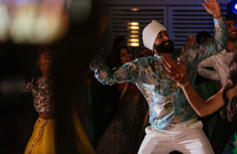 Dancing at a wedding celebration, Savoy Hotel & Spa