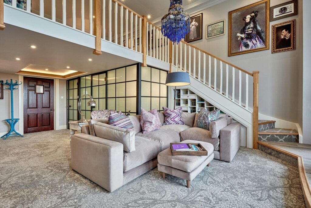 Contemporary interiors, classic architecture