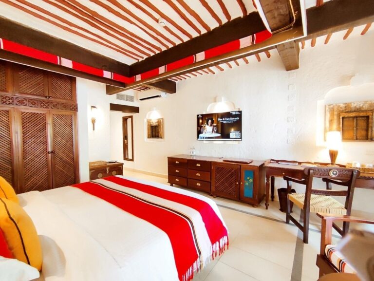 Bedroom of a Zanzibar Suite, Serena Beach Resort & Spa