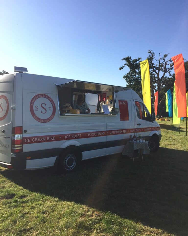 Serendipity Street catering van at sunset, Serendipity Street