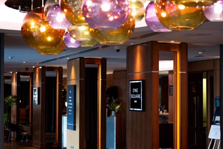 The bar at One Square, Sheraton Grand Hotel & Spa, Edinburgh
