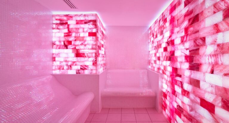 The salt room at One Spa, Sheraton Grand Hotel & Spa, Edinburgh