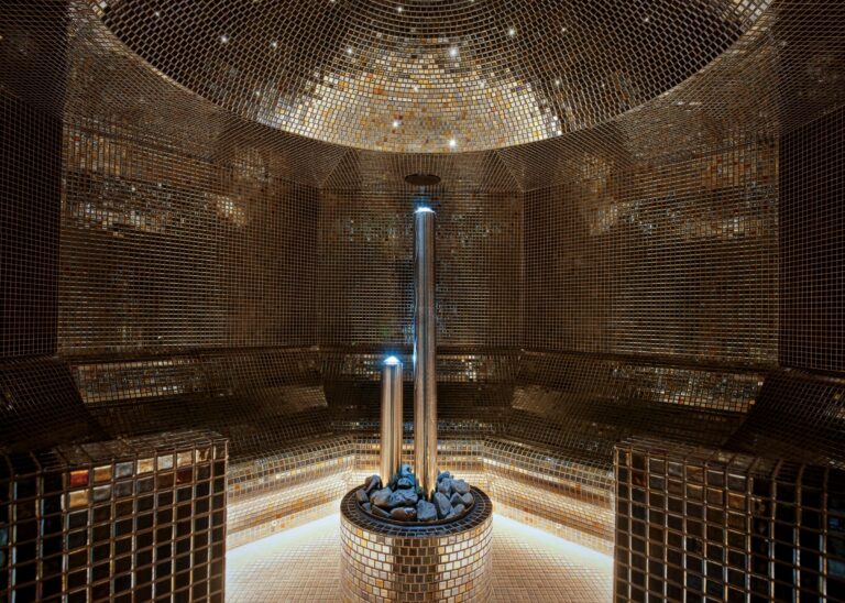 A thermal chamber at One Spa, Sheraton Grand Hotel & Spa, Edinburgh