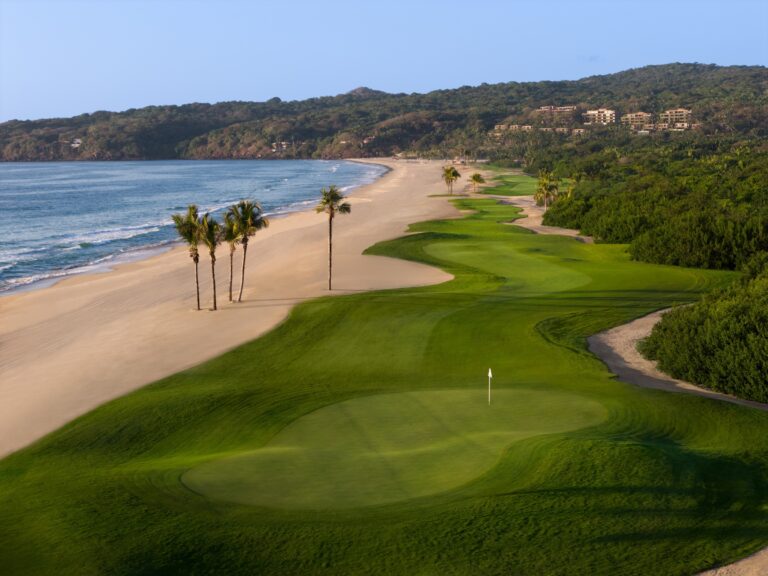 Nauka Golf Club green and beach, Siari Riviera Nayarit, a Ritz-Carlton Reserve