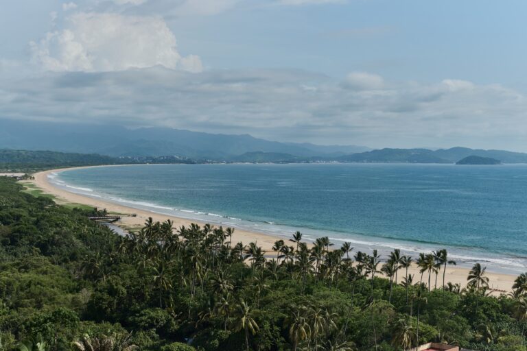 Bay and beach on the Riviera Nayarit coast, Siari Riviera Nayarit, a Ritz-Carlton Reserve