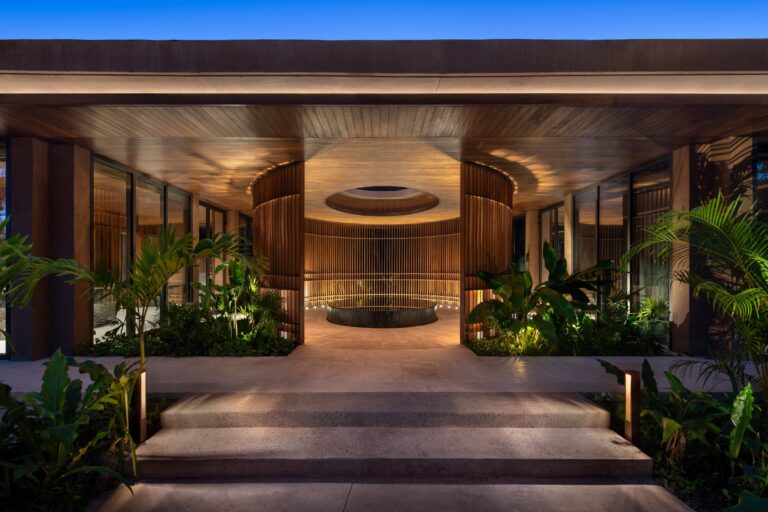 Spa entrance at night, Siari Riviera Nayarit, a Ritz-Carlton Reserve