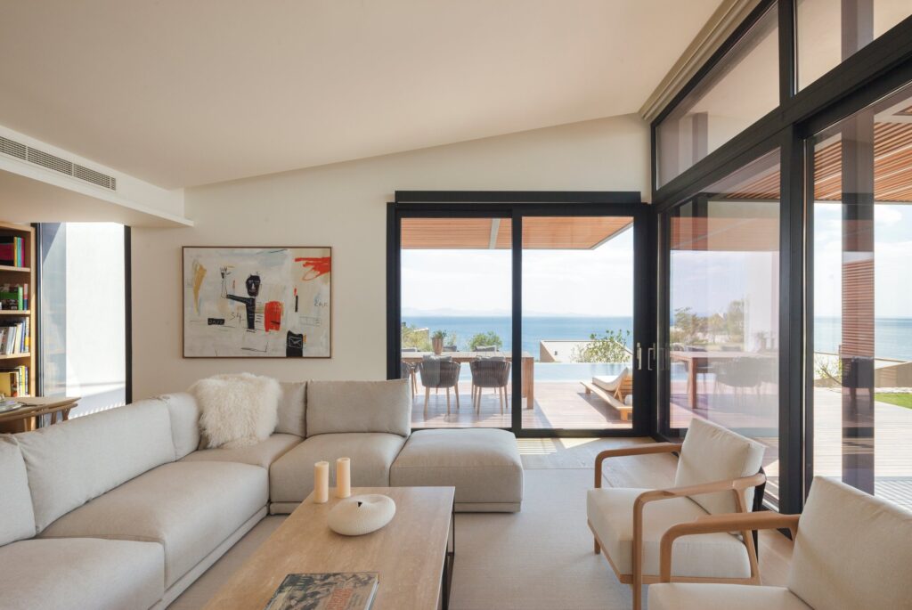 Five-bedroom pool residence living room, Six Senses Kaplankaya