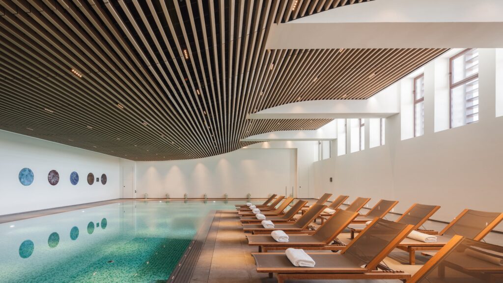 Indoor pool at the spa, Six Senses Kaplankaya