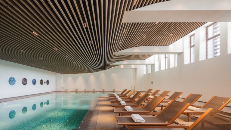 Indoor pool at the spa, Six Senses Kaplankaya