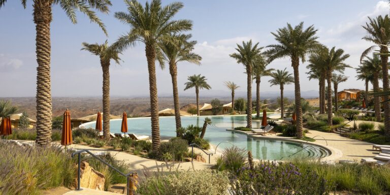 The Resort Courtyard and Shaded Desert Walkways, Six Senses Southern Dunes
